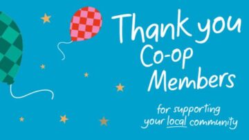 Thank you Co-op members for supporting your local community